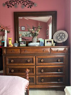 Bedroom dresser and nightstand