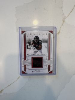 Panini National Treasures Kyle Pitts Century Materials /99