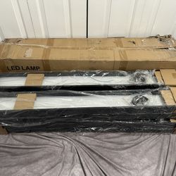 4FT-5IN Led Wrap-Around Shop Lights 50W 7000LM 5000K LED Flush Mount Light Fixture