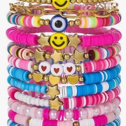 Clay bead braclets