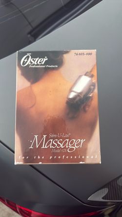 Vintage oyster Professional Stim-U-Lax Model 103 Massager – Made in USA – Original Box