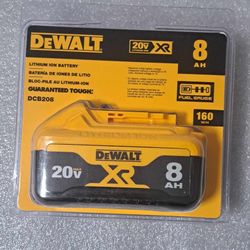 DEWALT 20V BATTERY HIGH CAPACITY 8.0 NEW SEALED