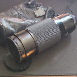 Carl Ziess F4 300mm With Tiffen 82mm Circular Pol. And Leather Bag