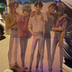 Life Size Saja Boys Cut Out
