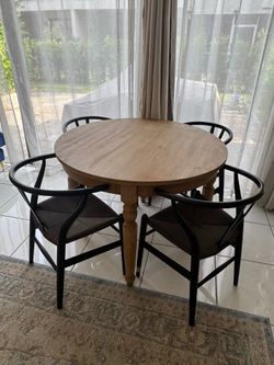 Table and 4 chairs