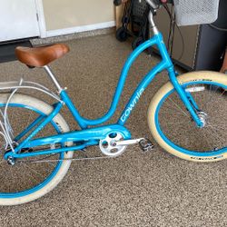 Townie Electra 3 Speed Ballon Tires Cruiser Bike 