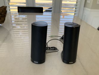 Dell AX210 USB Stereo Speaker System, Black