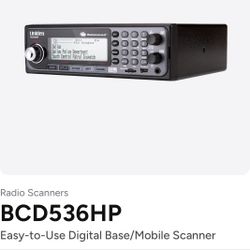 Uniden BCD536HP HomePatrol Radio Scanner