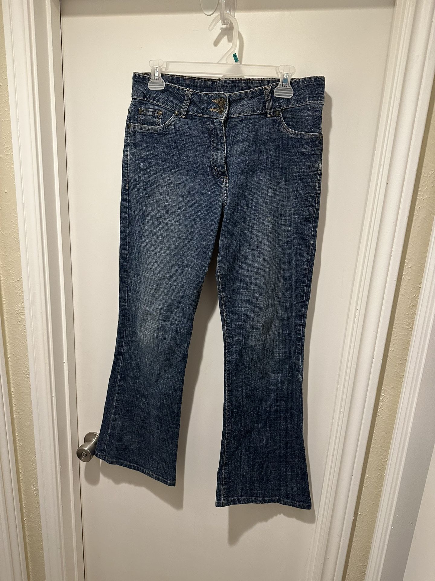 St Bernard For Dunnes Stores Bootcut Double Button Jeans Size 14