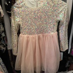 Beautiful  Pink Dress And teal Dress. Both Have sequins dress for Young girl