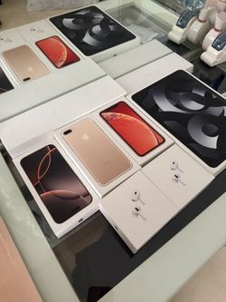 Empty Apple boxes
