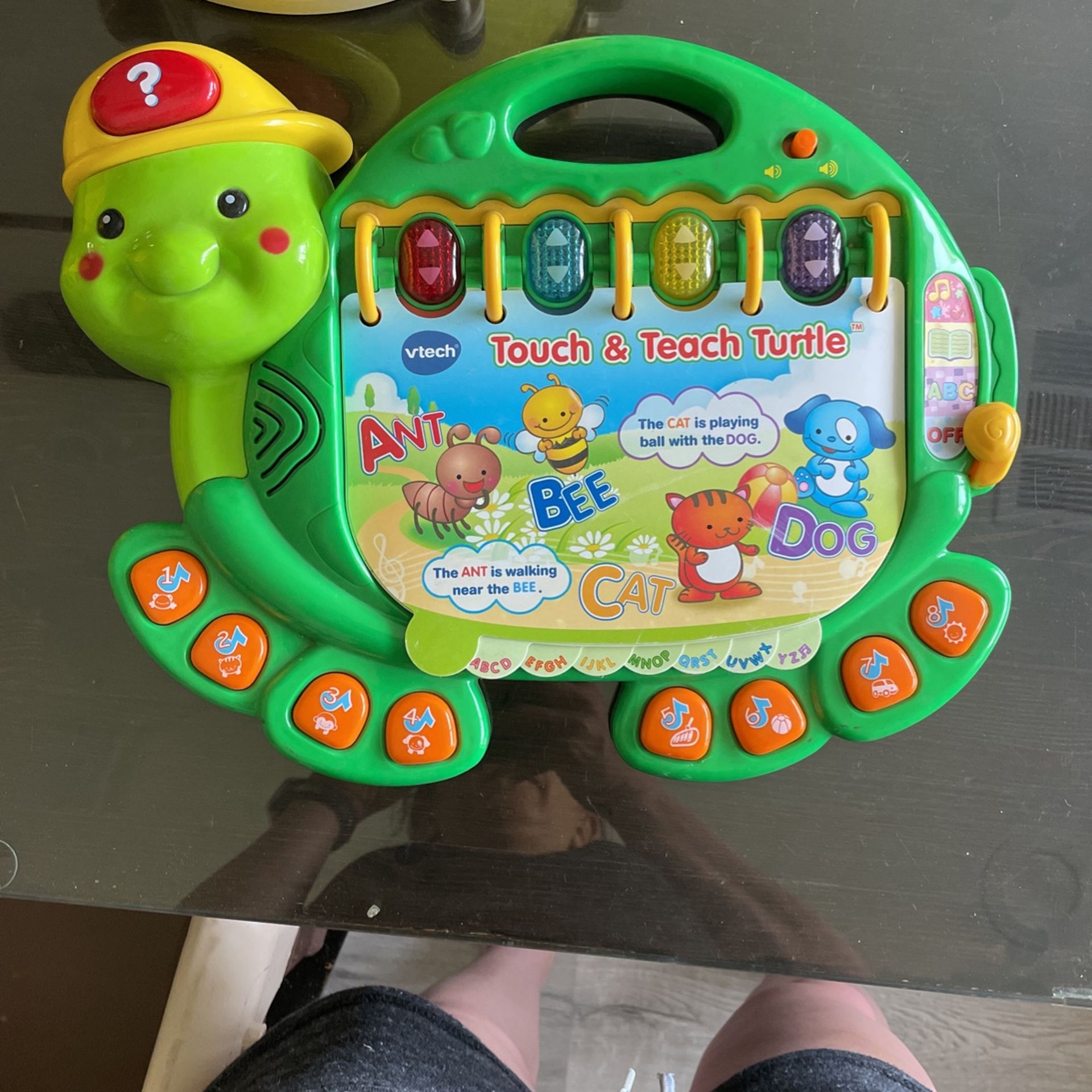 Vtech Touch & Teach turtle
