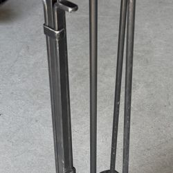 Fireplace Tools Set. Brass Handles