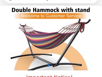 NEW in box Double Hammock w/ stand