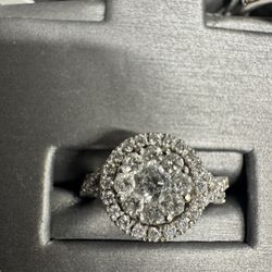 14k White Gold & Diamond Rings 