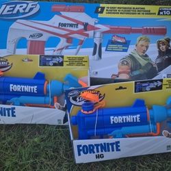 New Fornite Nerf Gun And Two Water Guns