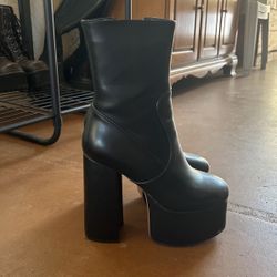 Black Platform Boots