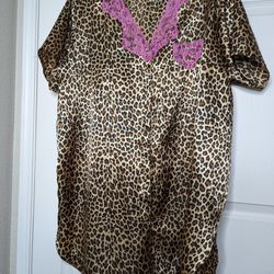 Silky Night Shirt Plus Size