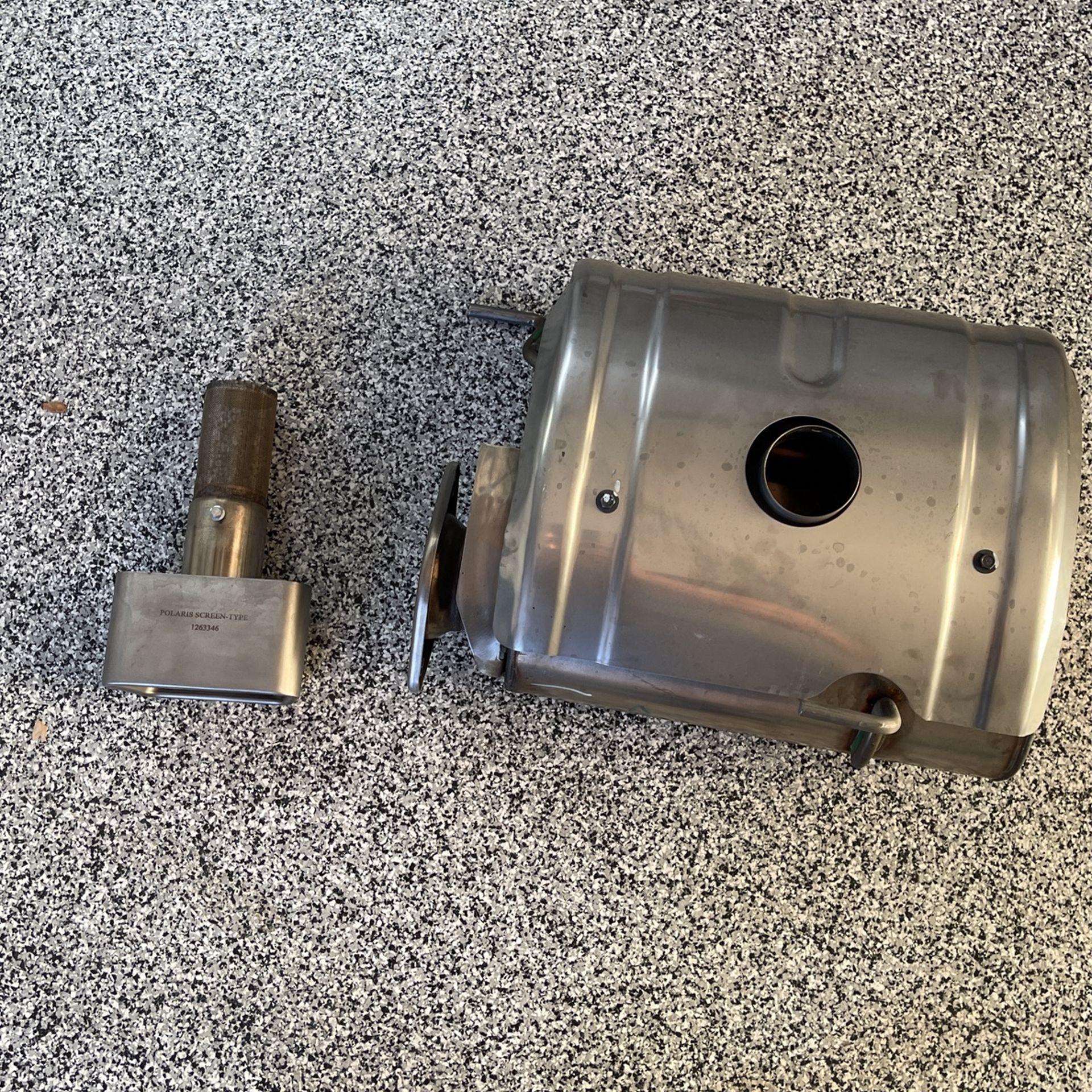 Polaris Pro R Stock Exhaust Take Off