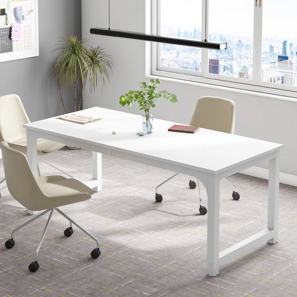 Table Boardroom Desk- White Table NEW!