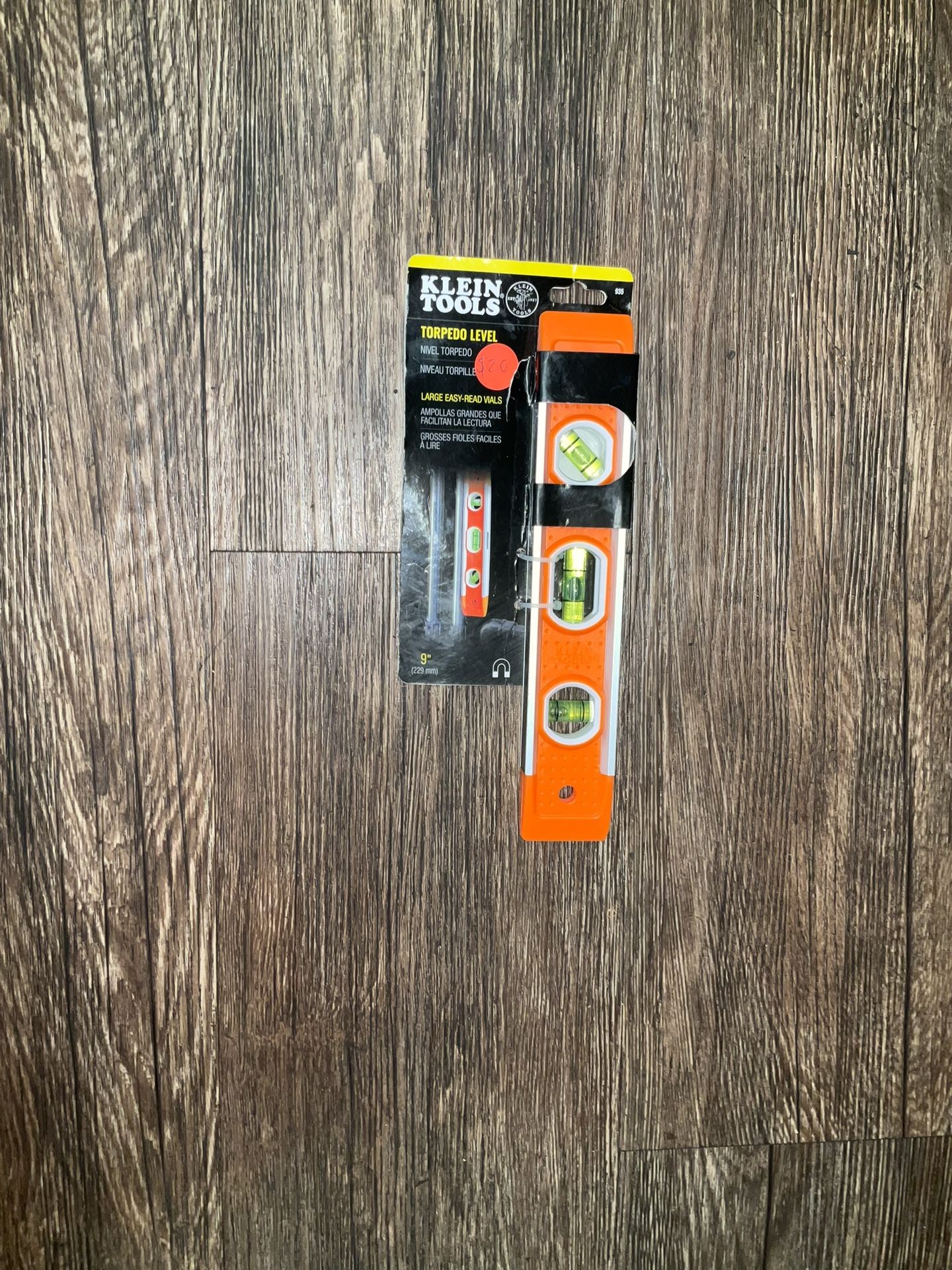 Klein tools torpedo level nivel torpedo large easy read vials 9” (229mm)