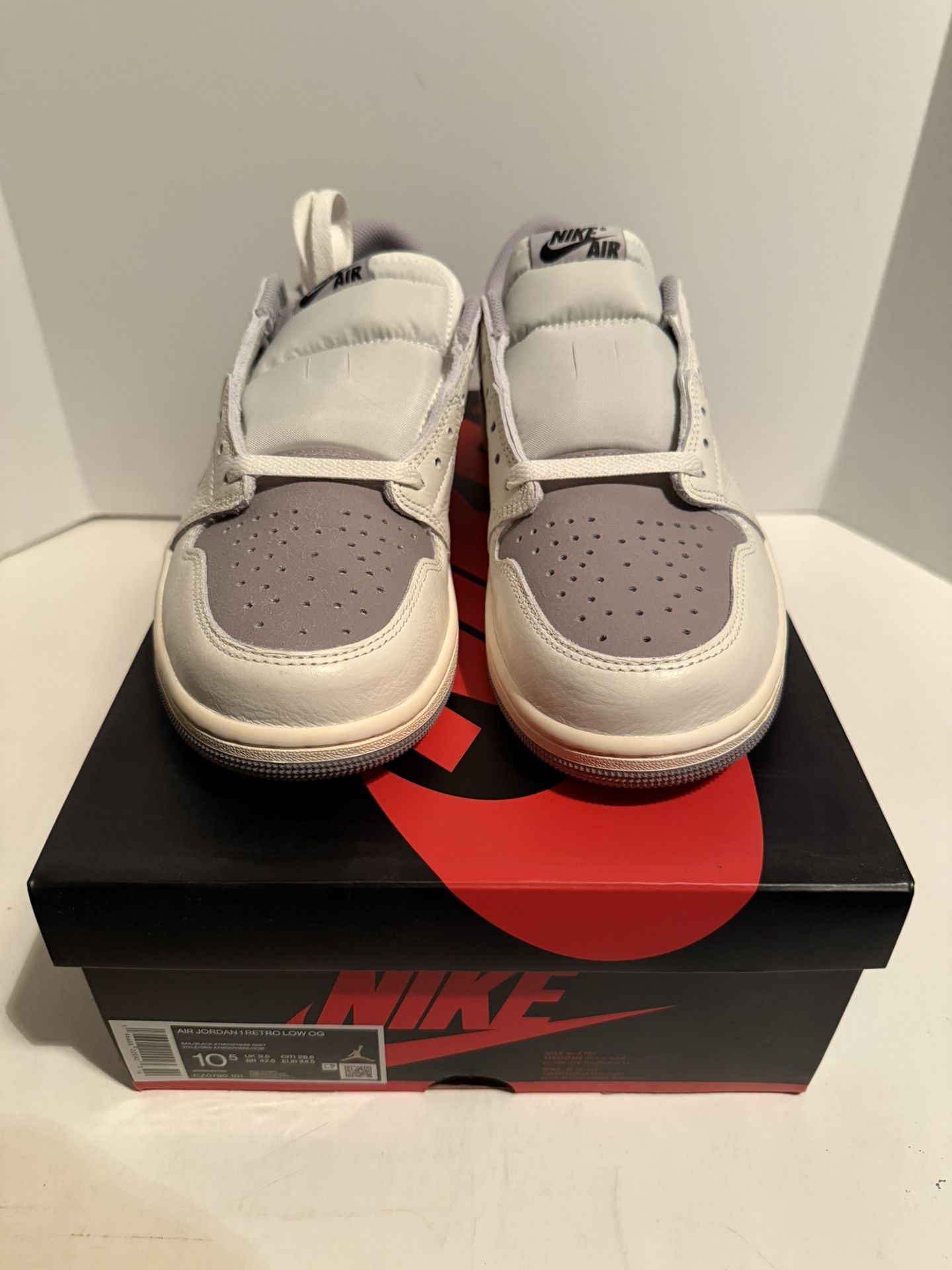 Nike Air Jordan 1 Low Atmosphere Gray 10.5M