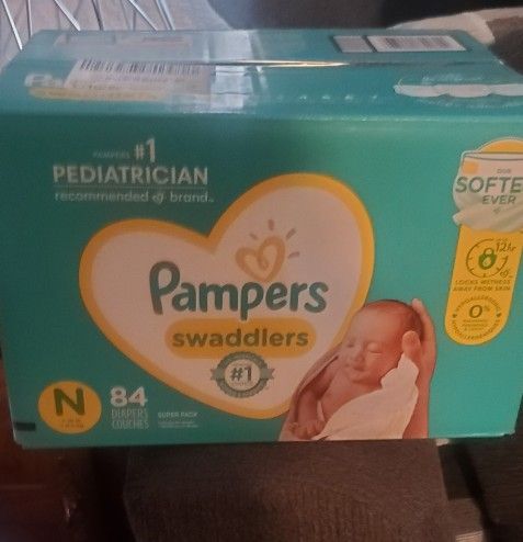 New Boxe Of Newborn Diapers