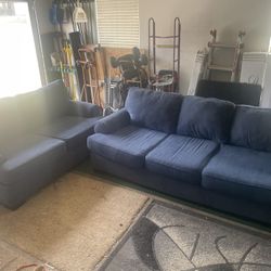 Blue Sofa Set 