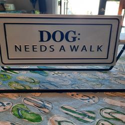 Dog Walking Chore Sign