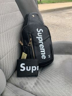 Throwover bag and wallet set