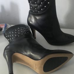 Black Studded Boots 