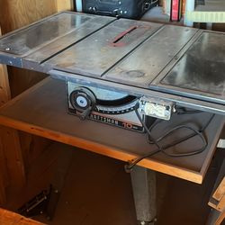 Craftsman Table Saw and Router cabinet