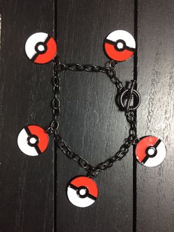 7” Pokemon Medallion Charm Bracelet