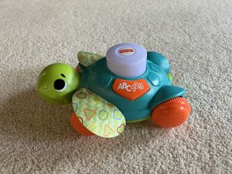Fisher-Price Crawl-Along Turtle Toy – Works Great