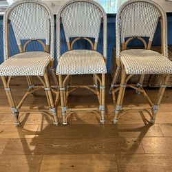 Ratan Counter Stools (4)