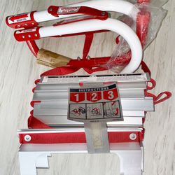 Kidde Fire Escape Ladder, 2-Story Rope Ladder, Extends to 13-Feet, Anti-Slip Rungs
