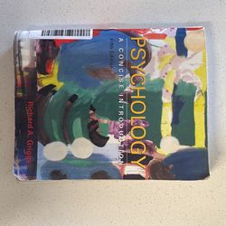 Psychology A Concise Introduction 