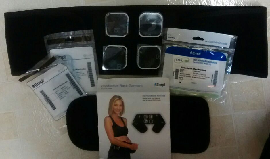 EMPI ACTIVE Tens machine back belt + electrodes
