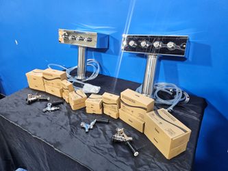 🔥New✨️ 4 Tap Beer Tower With D System Couplers