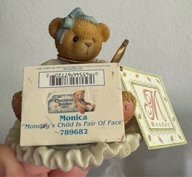 2000 Cherished Teddies MONICA “Mondays Child Is Fair of Face” Item 789682