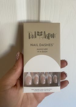 Red Aspen Classic French Tammy Manicure Nails Set 💅 