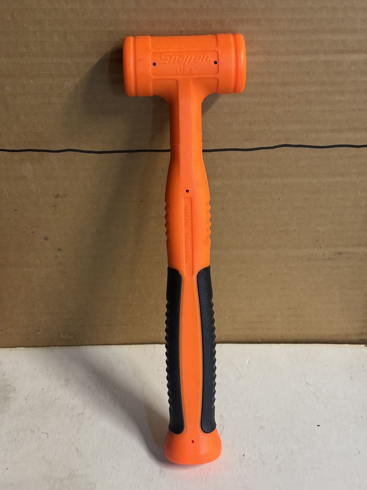 Snap-on Tools W16 oz Soft Grip Dead Blow Hammer (Orange)