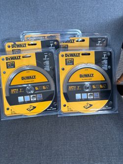 Dewalt 7” blades