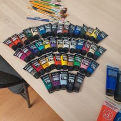 BLICK.50c Ea/Kingart$1ArtAdvantage$2Acrylic Paint $20 