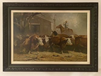 Oil painting on canvas by Jan Watson 