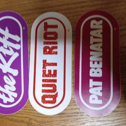 🤘🤘3 Classic Bumper Stickers 🤘🤘