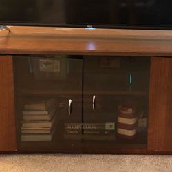 Beautiful Dark Wood TV Stand