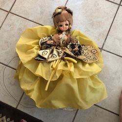 Vintage Intricate Doll 18 Inches Tall Collectible 
