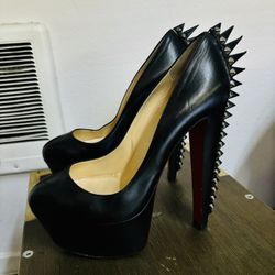 Spikey Christian Louboutins (Red Bottoms) 8 1/2