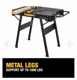 DeWalt Folding Work Bench with Metal Legs